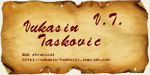 Vukašin Tasković vizit kartica